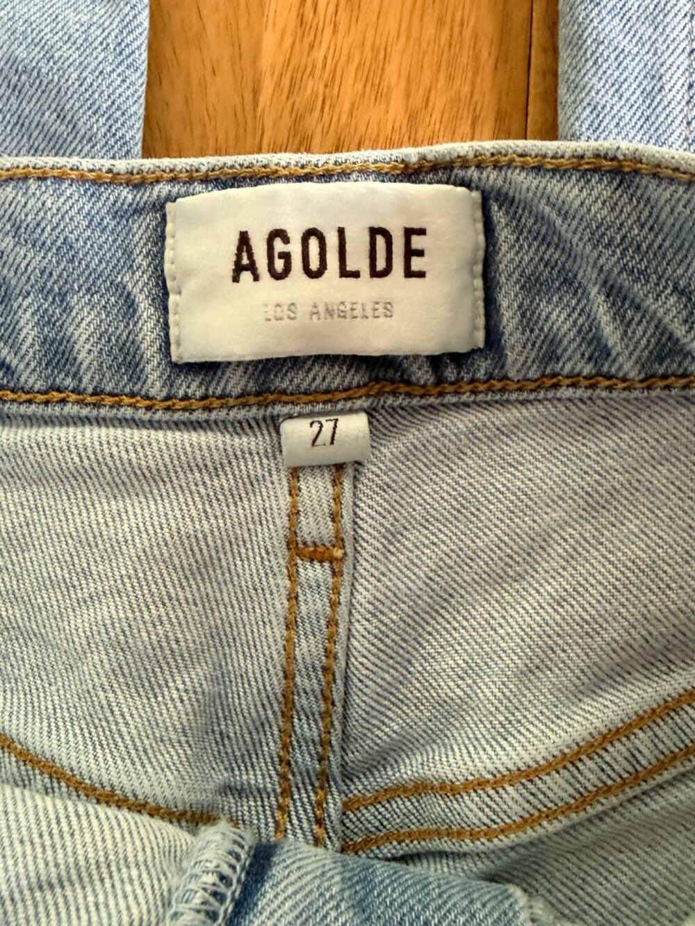 AGOLDE High Rise Stovepipe - Size 27" - Picture 4 of 6
